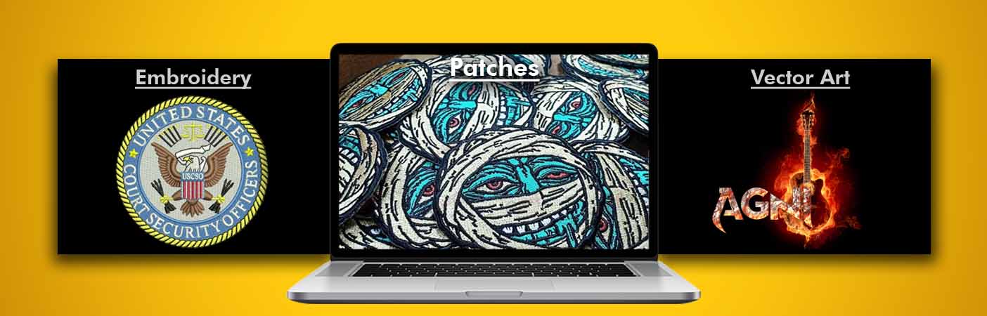 expert digitizing the best graphics designing service provider.. patch, digitizing and vector art service